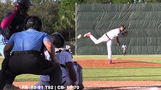 Andre Wood  RHP Vista Ridge HS TX  10523 [upl. by Haet]