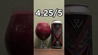 Chantilly Cake Hydra Fusion from Woven Water Brewing beer craftbeer beerreview shorts [upl. by Gehman903]