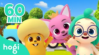 Choo Choo Train Song and more  Sing Along with Pinkfong amp Hogi  Nursery Rhymes  Play with Hogi [upl. by Haliak615]