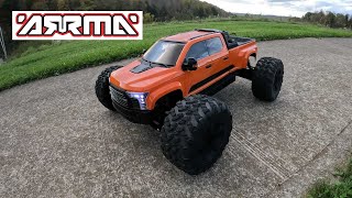 Arrma Bigrock 6s Test Run [upl. by Hobey27]