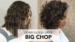 Como Fazer o Corte Big Chop [upl. by Veljkov]