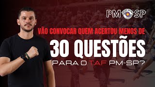 VÃO CONVOCAR QUEM ACERTAR MENOS QUE 30 QUESTÕES NA PROVA DE SOLDADO PMSP [upl. by Eimmelc]