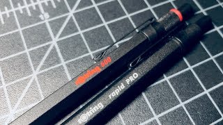 Rotring Rapid Pro vs Rotring 600 Ballpoint Pen Comparison [upl. by Niamjneb]