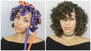 How To Flexirod Set  Transitioning Hair  Lyasia in the City [upl. by Ahsap]