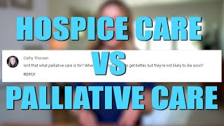 Differences between Hospice Care vs Palliative Care [upl. by Tomas]