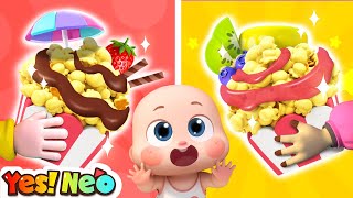 This Is Popcorn Song🍿  Learn Colors  Kindergarten Songs  Nursery Rhymes amp Kids Songs  Yes Neo [upl. by Onaicilef]