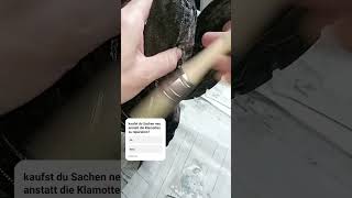 Ich habe früher die Sachen lieber neu gekauft anstatt die Klamotten zu reparieren handwerk schuhe [upl. by Larrad]