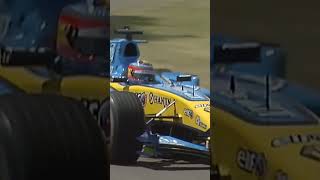 Fernando Alonso lighting up his V10 Renault at FOS [upl. by Annadiana821]