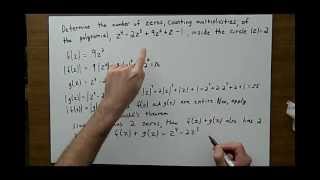 Complex Analysis  Rouchés Theorem [upl. by Alamat]