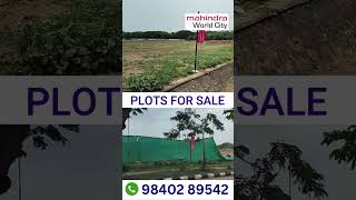 Plots for sale in Mahindra World City  Investment  Low Price Plots  Chennai [upl. by Itsyrk438]