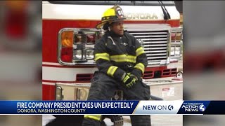 Donora Fire Company president dies unexpectedly [upl. by Suiluj]