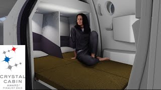 Crystal Cabin Award 2023  Finalist CREW REST COMPARTMENT [upl. by Calvinna]