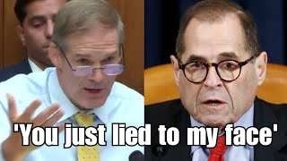 Jerry Nadler SNAPS at Jim Jordan Instantly REGRETS it [upl. by Bary836]