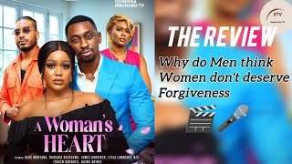 A WOMANS HEART MOVIE REVIEW UCHE MONTANA OKUSAGA ADEOLU JAMES GARDINERGH [upl. by Emearg]