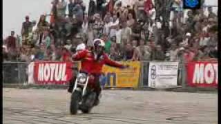 Christian Pfeiffer motorcycle stunts bechyne 2003 [upl. by Rodina]