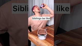 How to share CHOCOLATE ICE CREAM with your sibling properly☺️❤️🍦 CHEFKOUDY [upl. by Arrad563]