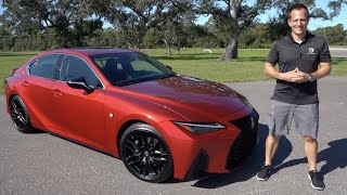 Is the NEW 2021 Lexus IS350 F Sport a GREAT sport sedan or FLAWED [upl. by Hardden406]