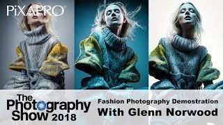 Fashion Photography Demonstration with Glenn Norwood  The Photography Show 2018 [upl. by Ardeth87]