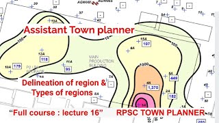 Delineation of Region amp Types of regions Assistant town planner  L16 RPSC  HPSC  PPSC [upl. by Juliette]