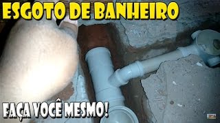 ‹ESGOTO DE BANHEIRO PASSO A PASSO› Faça você mesmo Parte 4 [upl. by Yate]