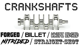 EVERYTHING about the CRANKSHAFT  Function  Manufacturing  Different types  Forged  Billet [upl. by Amerigo]