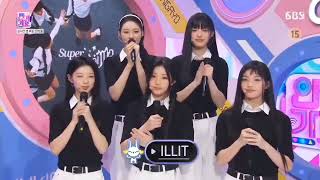 ILLIT Inkigayo Interview  Debut illit [upl. by Worthy493]