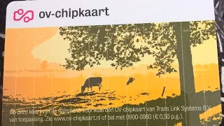 OV chipkaart Netherlands public transport card  Buying  Recharge  Benefit  Usage  ov chipcard [upl. by Efinnej]