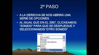 Poner audio en Power Point 2003 y mandarla por correo Rápido [upl. by Aicila42]