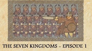 The Anglo Saxon Invasion of Britain  The Heptarchy Animated [upl. by Lissie269]