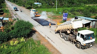 Double Bituminous Surface Treatment Pavement Technique DBST 19 mm Gravel Paving 100 Complete [upl. by Marceau433]