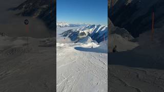 Kitzsteinhorn Kaprun  Skiing on the Glacier  Blue 10  skiing ski winter mountains narty [upl. by Mushro630]