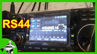 Ham Radio Satellite Contact on RS44 [upl. by Karyl564]