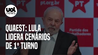 Lula lidera em todos os cenários de 1º turno aponta pesquisa GenialQuaest [upl. by Macintosh]