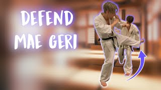 4 Ways to Counter Mae Geri Front Kick Defense [upl. by Beryle]