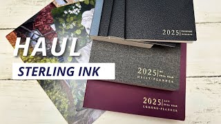 2025 Sterling Ink Haul  A5 Common Planner B6 Daily Planner Passport Booklets and Notebook [upl. by Lincoln871]