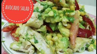 Salades avocado chiken salad سلطة الافوكادو [upl. by Freeland]