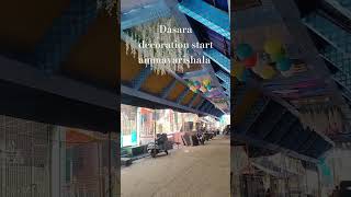 Dasara decoration Start ammavarishala get ready 😎💥💥dasara proddatur shorts ytshorts trending [upl. by Leemaj]