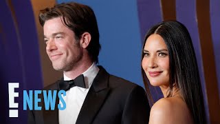 John Mulaney and Olivia Munn Are Red Carpet Official  E News [upl. by Imoyn]