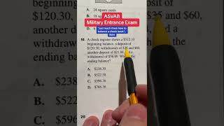 ASVAB Arithmetic Reasoning 10 Question and Answer [upl. by Ube225]