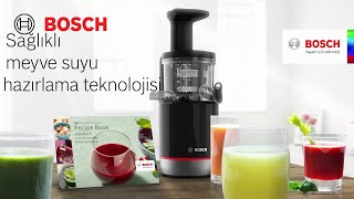 Bosch VitaExtract Yavaş Sıkım Makinesi [upl. by Denton]