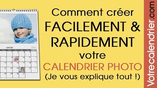 Comment créer rapidement mon calendrier photo [upl. by Harrak]