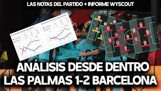 LAS PALMAS 1 BARCELONA 2 DESDE DENTRO LAS NOTAS DE MALDINI  INFORME WYSCOUT DEL PARTIDO [upl. by Kroll]