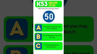 K53 LEARNER’S ROAD SIGNS QUESTIONS AND ANSWERS PART 6 shorts [upl. by Russom]