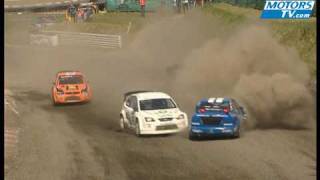 European Rallycross big crash at Buxtehude 2009 [upl. by Toddie]