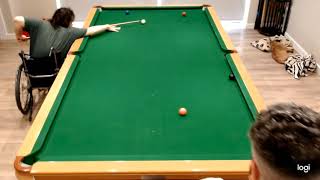 snooker one table clearance and two lucky pots [upl. by Stroup]