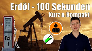 Die ENTSTEHUNG VON ERDÖL in 100 Sekunden  Kurz amp Kompakt  Chemie  TheScienceShow [upl. by Eeliak]