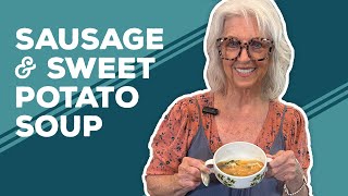 Love amp Best Dishes Sausage amp Sweet Potato Soup Recipe  Fall Soup Ideas [upl. by Petrie]