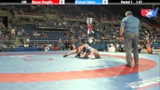 Fargo 2012 120 Round 2 Mason Pengilly California vs Michael Oshea Florida [upl. by Klemperer]