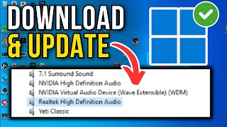 How To Download amp Update Realtek HD Audio Driver In Windows 1011 2024 [upl. by Oirromed]