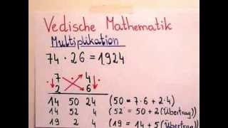 Vedische Mathematik  Superschnelle Multiplikation von zweistelligen Zahlen [upl. by Leber]